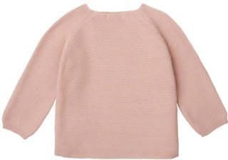 Noppies baby vest Pino van katoen oudroze Effen