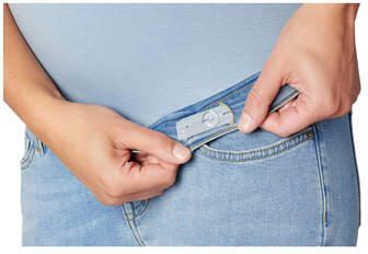 Noppies maternity cropped zwangerschaps slim fit jeans Mila light blue denim - Foto 3