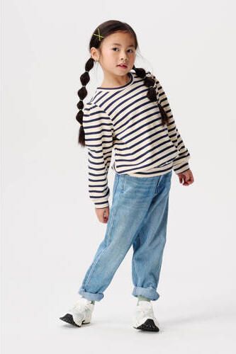 Noppies gestreepte longsleeve blauw wit Meisjes Katoen Ronde hals Streep 104 - Foto 3