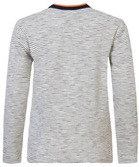 Noppies gestreepte longsleeve wit Jongens Katoen Ronde hals Streep 104