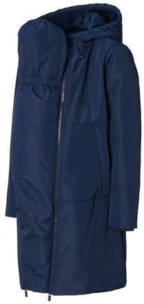 Noppies gewatteerde zwangerschapsjas jas Flagstaff donkerblauw Dames Polyester Capuchon XXXL - Foto 2