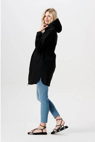 Noppies jas Rey zwart Dames Polyester Capuchon Effen XXL