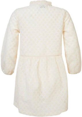 Noppies jurk Enigma offwhite Ecru Meisjes Katoen Opstaande kraag Effen 104