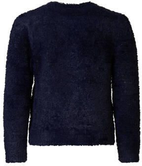 Noppies longsleeve blauw Meisjes Polyester Ronde hals Effen 104