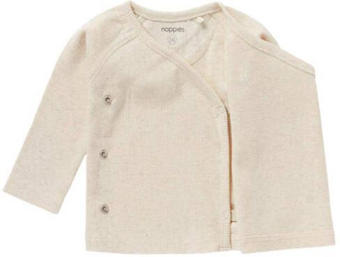 Noppies longsleeve Nanyuki met borduursels beige Katoen V-hals - Foto 2