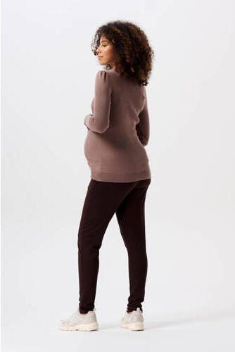 Noppies low waist skinny broek Renee donkerbruin Dames Viscose Effen XXL - Foto 4