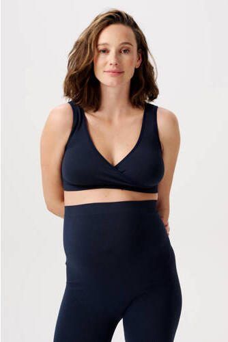 Noppies naadloze voedingstop Gayla met ribstructuur donkerblauw Voedingsbh Dames Polyamide XL XXL - Foto 2