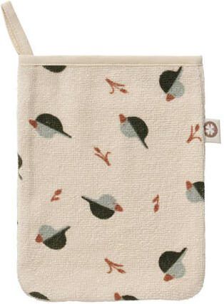 Noppies Printed duck terry washandje set van 2 Hydrofiele washandjes Groen - Foto 2