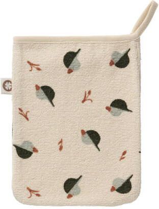 Noppies Printed duck terry washandje set van 2 Hydrofiele washandjes Groen - Foto 3
