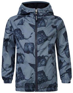 Noppies reversible jas blauw Jongens Polyester Capuchon All over print 104 - Foto 2