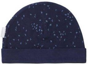 Noppies reversible muts Navar donkerblauw Katoen All over print 2