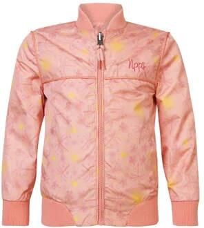 Noppies reversible zomerjas zalm Roze Meisjes Polyester Ronde hals All over print 104