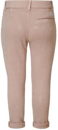 Noppies slim fit broek Dixon beige Jongens Katoen Effen 104
