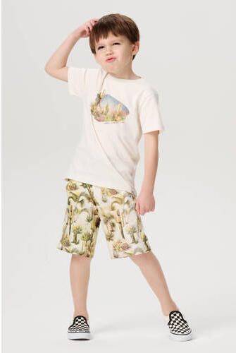 Noppies T-shirt Darby met printopdruk wit Jongens Katoen Ronde hals Printopdruk 104