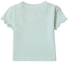 Noppies T-shirt met printopdruk mintgroen Meisjes Stretchkatoen Ronde hals 50