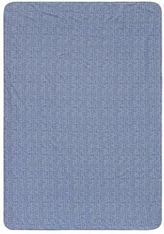 Noppies Teddy Fancy Dot reversible ledikantdeken teddy 100x140 cm Colony Blue Babydeken Blauw - Foto 4