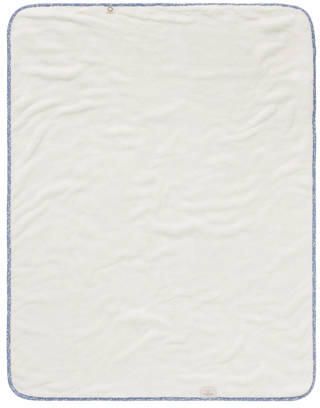 Noppies Teddy Fancy Dot reversible wiegdeken teddy75x100 cm Colony Blue Babydeken Blauw - Foto 4