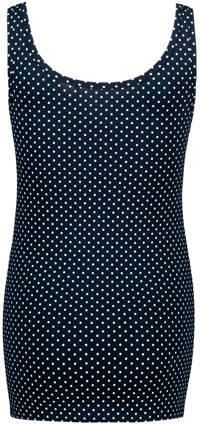 Noppies voedings pyjamatop donkerblauw wit Dames Biologisch katoen Ronde hals XL - Foto 3