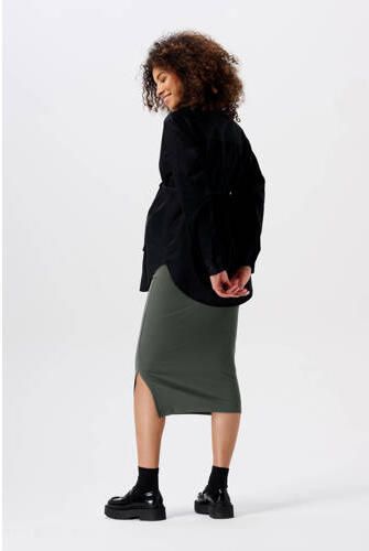Noppies zwangerschaps- en voedingsblouse Arles zwart Top Dames Katoen Klassieke kraag XXL - Foto 4