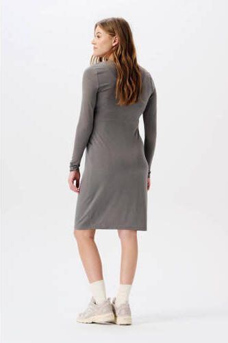 Noppies zwangerschaps- en voedingsjurk Gaja zachtgroen Dames Viscose V-hals XXL - Foto 3