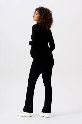 Noppies zwangerschaps- en voedingslongsleeve Rosa zwart Dames Viscose Ronde hals XXL - Foto 3