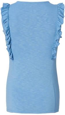Noppies zwangerschaps- en voedingstop Blois met ruches blauw Dames Viscose Ronde hals XXL - Foto 4