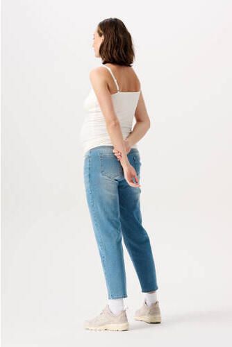Noppies zwangerschaps mom jeans Azua vintage blue Blauw Dames Stretchdenim 28 - Foto 4
