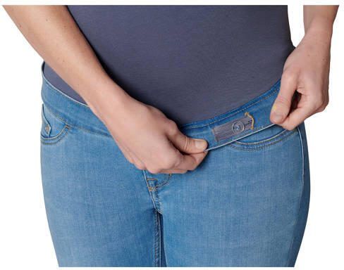 Noppies zwangerschaps skinny jeans mid blue denim Blauw Dames Stretchdenim 27 - Foto 3