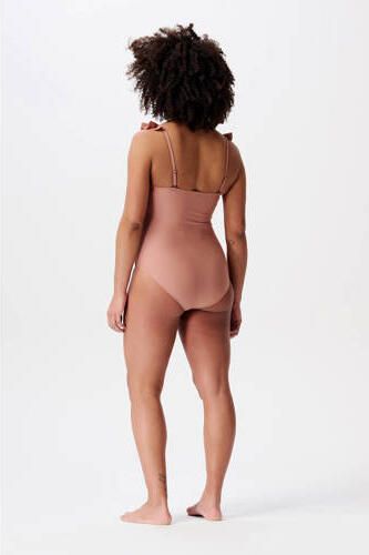 Noppies zwangerschapsbadpak Sima oudroze Dames Polyamide Effen maat XL XXL - Foto 4