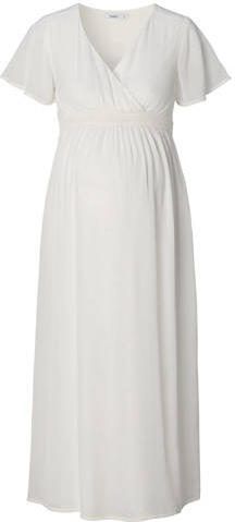 Noppies zwangerschapsjurk Amelie offwhite Ecru Dames Polyester V-hals Effen XXL - Foto 4