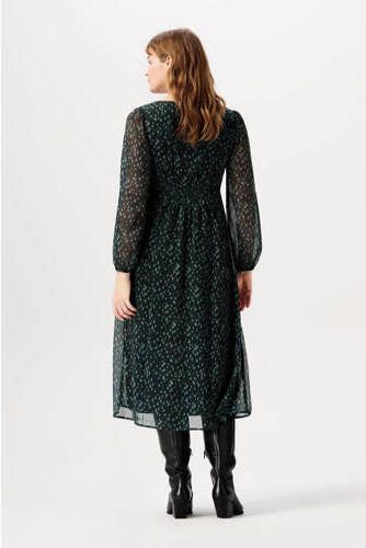 Noppies zwangerschapsjurk Foshan van gerecycled polyester groen All over print XXL - Foto 4