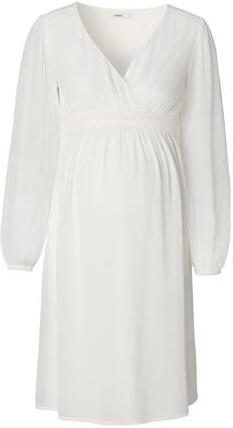 Noppies zwangerschapsjurk Jaya offwhite Ecru Dames Polyester V-hals Effen XXL - Foto 3