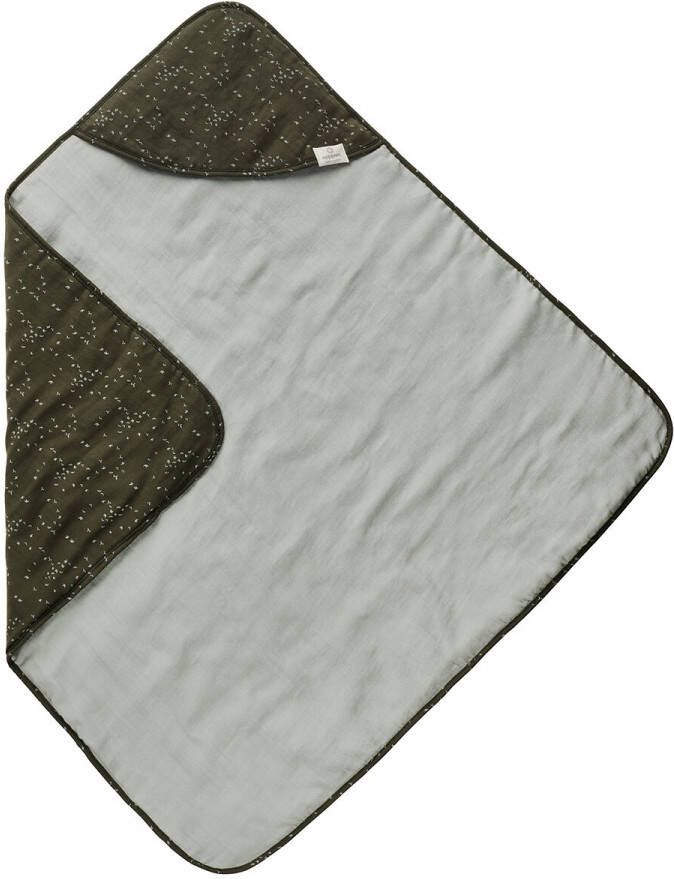 Noppies Baby Comfort Botanical omslagdoek 100x100 cm Beetle Wikkeldeken Groen