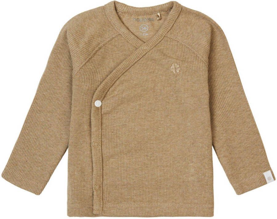 Noppies baby longsleeve Nanyuki met biologisch katoen lichtgroen 50