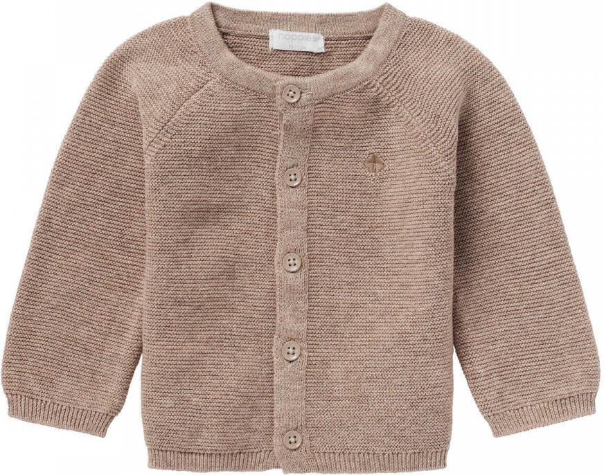 Noppies baby vest Naga van biologisch katoen taupe Bruin Effen 50 - Foto 2