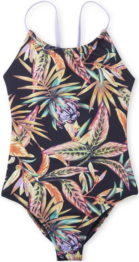 O'Neill badpak Cali zwart geel groen Meisjes Gerecycled polyester (duurzaam) 104