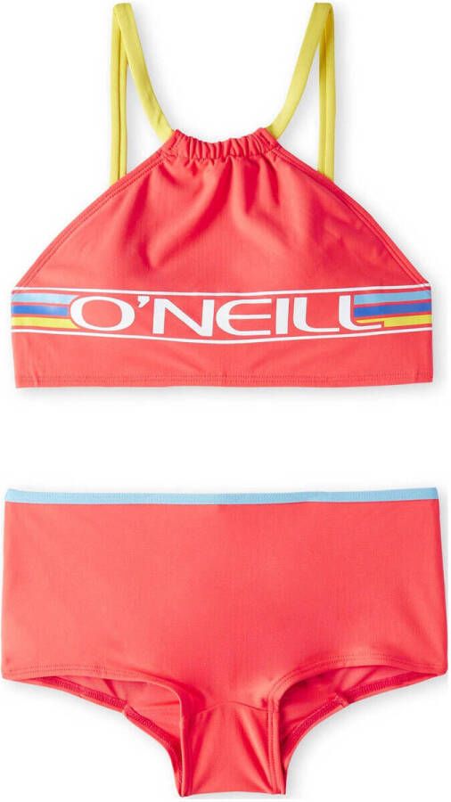 O'Neill crop bikini Cali Holiday roze Meisjes Gerecycled polyamide (duurzaam) 128