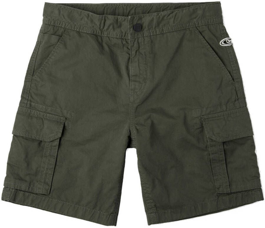O'Neill loose fit cargo bermuda Cali Beach Cargo olijfgroen Korte broek Jongens Katoen 152
