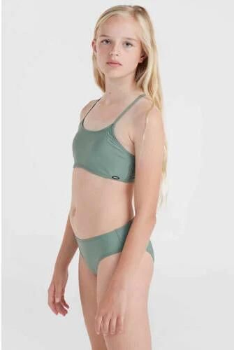 O'Neill crop bikini Essentials groen Meisjes Polyester Effen 152 - Foto 2