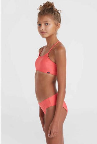 O'Neill crop bikini Essentials roze Meisjes Polyester Effen 152 - Foto 2