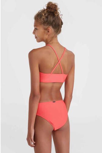 O'Neill crop bikini Essentials roze Meisjes Polyester Effen 152 - Foto 3