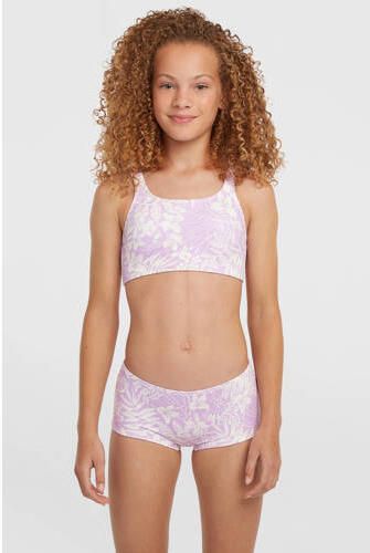 O'Neill crop bikini Holiday lila Paars Meisjes Polyamide Bloemen - Foto 4