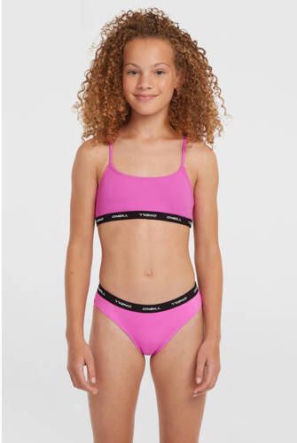 O'Neill crop bikini Sport fuchsia Roze Meisjes Polyamide Effen - Foto 4