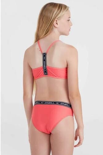 O'Neill crop bikini Sportclub Active roze Meisjes Polyester Effen 128 - Foto 3