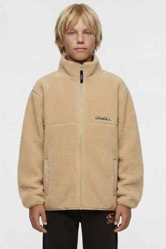 O'Neill fleece boxy outdoor teddy vest zand Outdoor vest Beige Effen