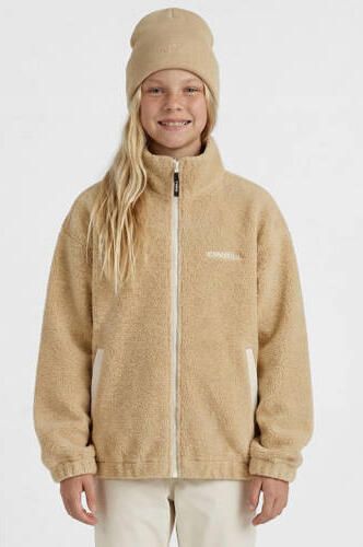 O'Neill fleece teddy outdoor vest met print zand Beige All over print