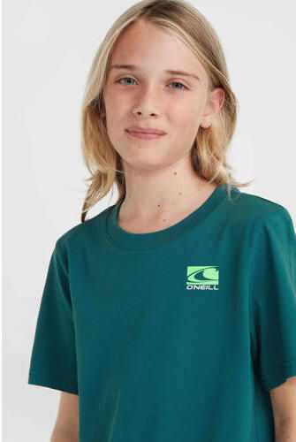 O'Neill T-shirt met backprint groen Jongens Katoen Ronde hals Backprint 104