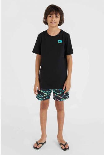 O'Neill T-shirt met backprint zwart Jongens Katoen Ronde hals Backprint 128 - Foto 2