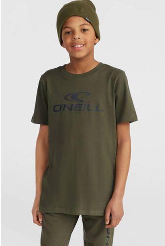 O'Neill T-shirt met logo groen Jongens Katoen Ronde hals Logo 128 - Foto 2