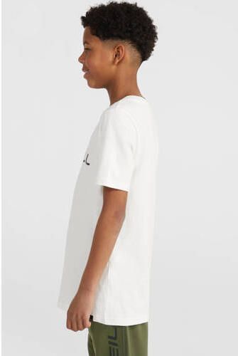 O'Neill T-shirt met logo wit Jongens Katoen Ronde hals Logo 128 - Foto 5